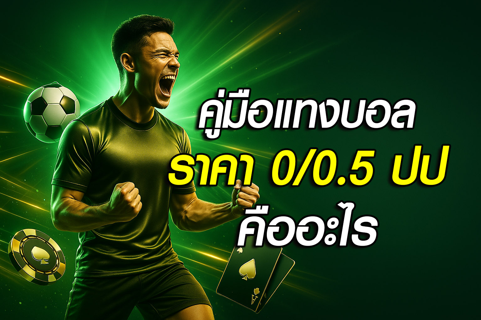 คู่มือแทงบอล ราคา ปปหรือ 0.25 คืออะไร